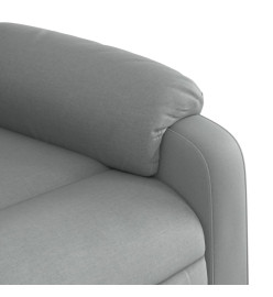 Fauteuil inclinable Gris clair Tissu