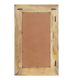 Miroir 80x50 cm Bois de manguier massif