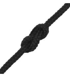 Corde de bateau Noir complet 2 mm 50 m Polypropylène