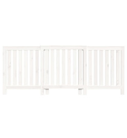 Cache-radiateur Blanc 210x21x85 cm Bois massif de pin