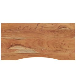 Dessus de bureau 110x60x2,5 cm rectangulaire bois massif acacia