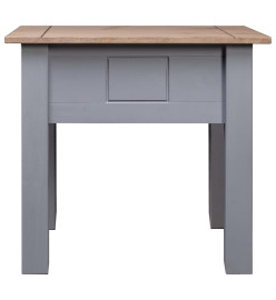 Table de chevet Gris 50,5x50,5x52,5 cm Pin Gamme Panama