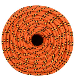 Corde de bateau Orange 10 mm 25 m Polypropylène