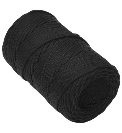 Corde de bateau Noir complet 2 mm 250 m Polypropylène