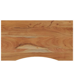 Dessus de bureau 90x50x2,5cm rectangulaire bois massif d'acacia