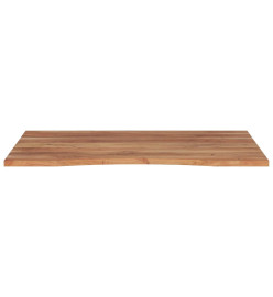 Dessus de bureau 100x80x2,5 cm rectangulaire bois massif acacia