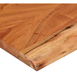 Dessus de table 140x40x2,5 cm rectangulaire bois massif acacia