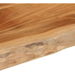 Dessus de table 110x40x2,5 cm rectangulaire bois massif acacia