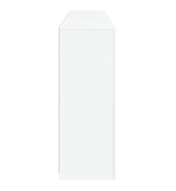 Buffet avec lumières LED blanc 181,5x37x100 cm