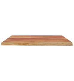 Dessus de table 100x80x2,5 cm rectangulaire bois massif acacia