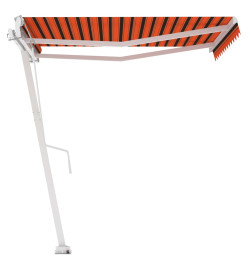 Auvent automatique sur pied 300x250 cm Orange/marron