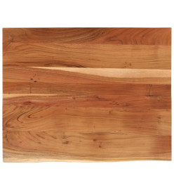 Dessus de table 90x80x2,5 cm rectangulaire bois massif d'acacia