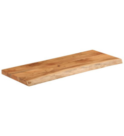 Dessus de table 110x40x3,8 cm rectangulaire bois massif acacia