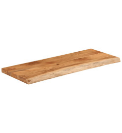 Dessus de table 90x40x3,8 cm rectangulaire bois massif acacia