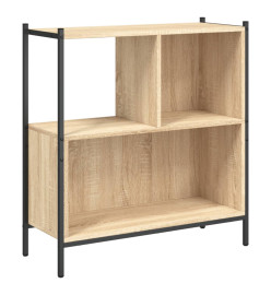 Bibliothèque chêne sonoma 72x28x77,5 cm bois d'ingénierie