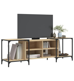 Meuble TV chêne sonoma 153x37x50 cm bois d'ingénierie