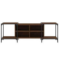 Meuble TV chêne marron 153x37x50 cm bois d'ingénierie