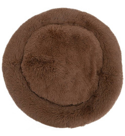 Coussin lavable pour chiens/chats Marron 70x70x15 cm Peluche