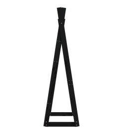 Porte-vêtements Noir 100x45x150 cm Bois de pin massif