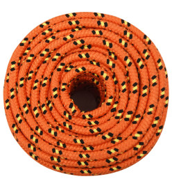 Corde de bateau Orange 14 mm 100 m Polypropylène