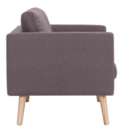 Canapé à 3 places Tissu Taupe