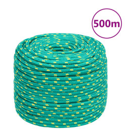 Corde de bateau Vert 6 mm 500 m Polypropylène