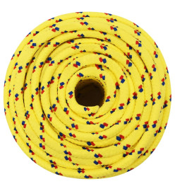 Corde de bateau Jaune 12 mm 250 m Polypropylène