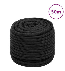 Corde de bateau Noir complet 18 mm 50 m Polypropylène