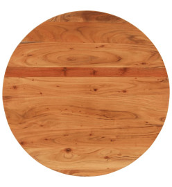 Dessus de table Ø90x2,5 cm rond bois massif d'acacia