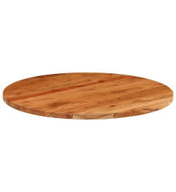 Dessus de table Ø90x2,5 cm rond bois massif d'acacia