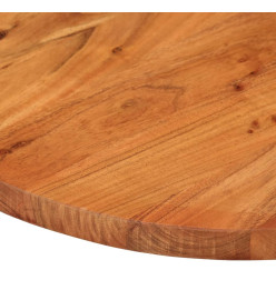 Dessus de table 100x40x2,5 cm ovale bois massif d'acacia