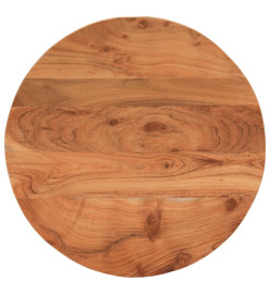 Dessus de table Ø60x2,5 cm rond bois massif d'acacia