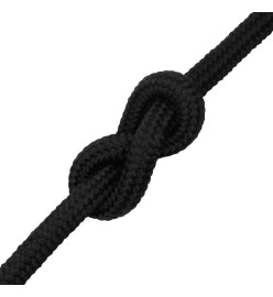 Corde de bateau Noir complet 20 mm 50 m Polypropylène