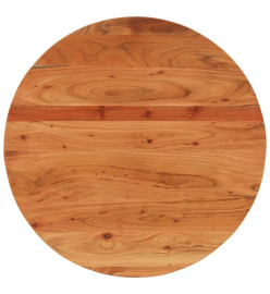 Dessus de table Ø90x3,8 cm rond bois massif d'acacia