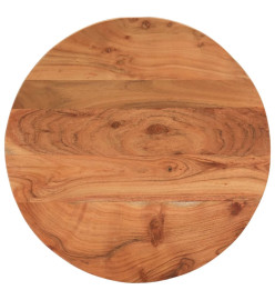 Dessus de table Ø50x2,5 cm rond bois massif d'acacia