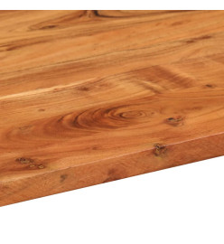 Dessus de table 120x50x2,5 cm ovale bois massif d'acacia