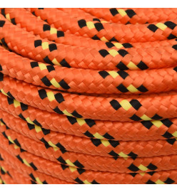 Corde de bateau Orange 12 mm 250 m Polypropylène