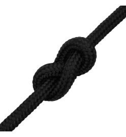 Corde de bateau Noir complet 18 mm 25 m Polypropylène