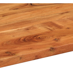 Dessus de table 120x50x3,8 cm ovale bois massif d'acacia