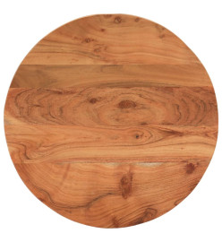 Dessus de table Ø40x3,8 cm rond bois massif d'acacia