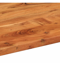 Dessus de table 90x40x3,8 cm ovale bois massif d'acacia