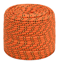 Corde de bateau Orange 8 mm 25 m Polypropylène