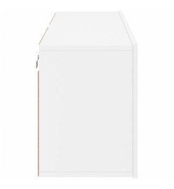 Meubles TV muraux 2 pcs blanc 60x30x41 cm