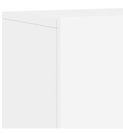 Meubles TV muraux 2 pcs blanc 60x30x41 cm