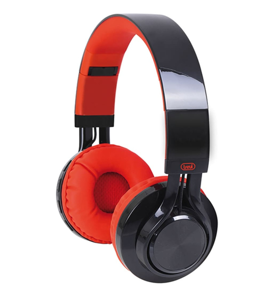 Trevi Casque stéréo Bluetooth DJ 1300 BTR rouge TR-018