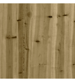 Salon de jardin 10 pcs bois de pin imprégné