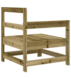 Canapé d'angle de jardin bois de pin imprégné