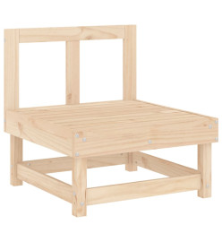Salon de jardin 5 pcs bois massif de pin