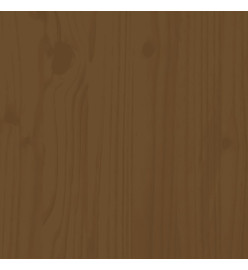 Canapé central de jardin marron miel 120x80 cm bois pin massif