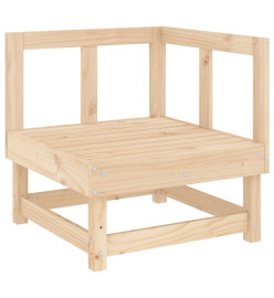Salon de jardin 3 pcs bois massif de pin